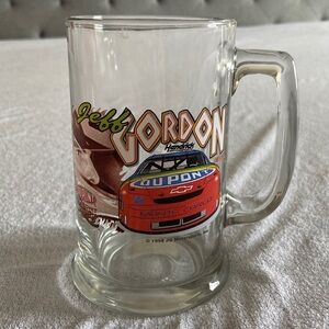 Jeff Gordon #24 vintage glass mug​​​​​​​​